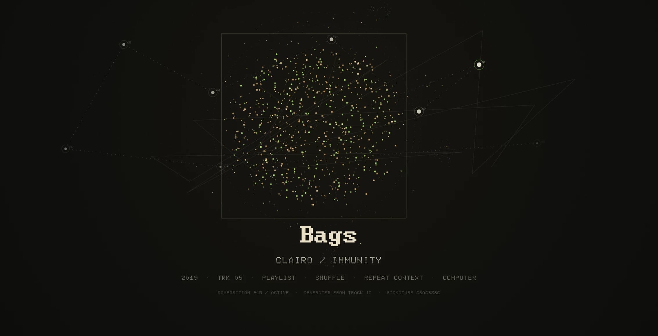 Turning Spotify history into generative art